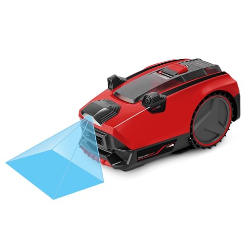 Einhell Mähroboter FREELEXO CAM 500 Power X-Change (18V, Kamera ersetzt Begrenzungsdraht, für 500 m², Brushless, bis 25% Steigung, Schnittbreite 18