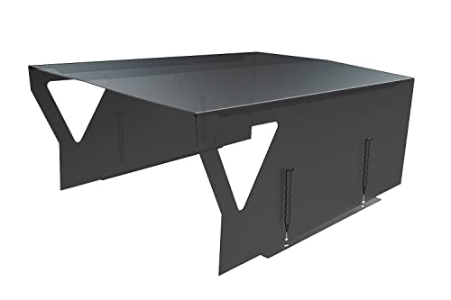 teileplus24 RG1 Mähroboter Garage | Carport Überdachung für Rasenroboter | Passend für Sileno Husquarna Automover Bosch Indego | 60x78x33cm | Metall