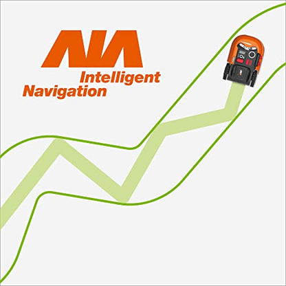 WORX Landroid Plus WR165E Mähroboter mit Begrenzungskabel für Gärten bis 500m² (AIA Navigation, App Steuerung, WLAN, Bluetooth und schwimmendem