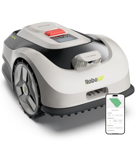 Raccoon 2 SE Mähroboter ohne Begrenzungskabel, Ohne RTK, Max. 600㎡ Rasenfläche, 3-8cm Schnitthöhe, Intelligenter KI Rasenmäher Roboter mit 5