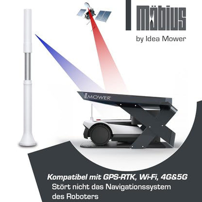 Idea Mower Mähroboter Garage Mobius kompatibel mit ECOVACS Goat G1 - Wetterschutzabdeckung aus Polycarbona