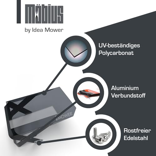 Idea Mower Mähroboter Garage Mobius kompatibel mit ECOVACS Goat G1 - Wetterschutzabdeckung aus Polycarbona
