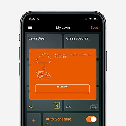 WORX Landroid Plus WR165E Mähroboter mit Begrenzungskabel für Gärten bis 500m² (AIA Navigation, App Steuerung, WLAN, Bluetooth und schwimmendem