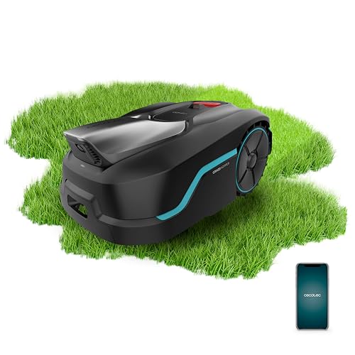 Cecotec Mähroboter Ohne Begrenzungskabel Conga Grasshopper 800 ProAI. Kamera-Navigation, bis 800 m², App-Steuerung, 30–60 mm Schnitthöhe, 200 mm