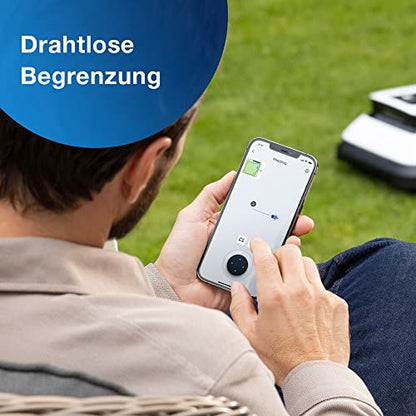 ECOVACS GOAT G1 Mähroboter ohne Begrenzungskabel für Gärten bis 1600 qm (AIVI 3D-Hindernisvermeidung, intelligente Routenplanung, Einstellung des
