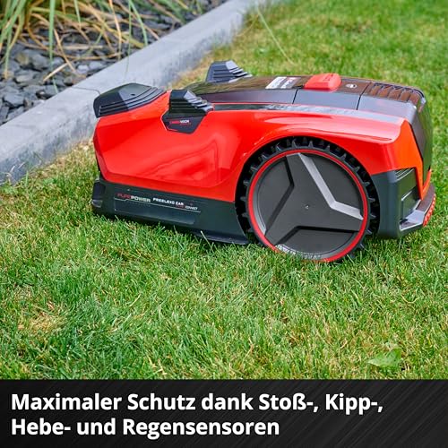 Einhell Mähroboter FREELEXO CAM Plus 600 Power X-Change (18 V, Kamera statt Begrenzungsdraht, für 600 m², WiFi, Brushless, bis 25% Steigung, inkl.