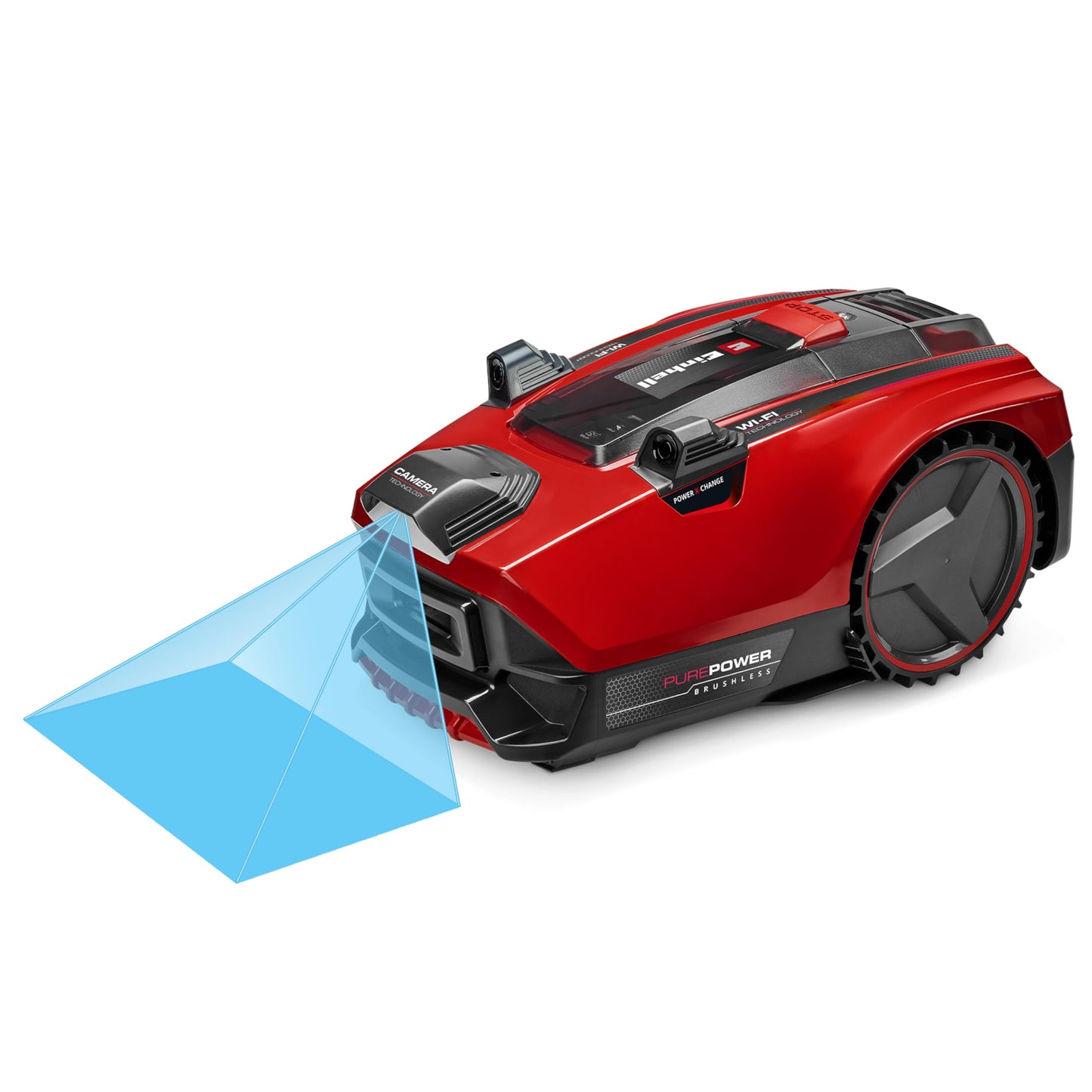 Einhell Mähroboter FREELEXO CAM Plus 600 Power X-Change (18 V, Kamera statt Begrenzungsdraht, für 600 m², WiFi, Brushless, bis 25% Steigung, inkl.